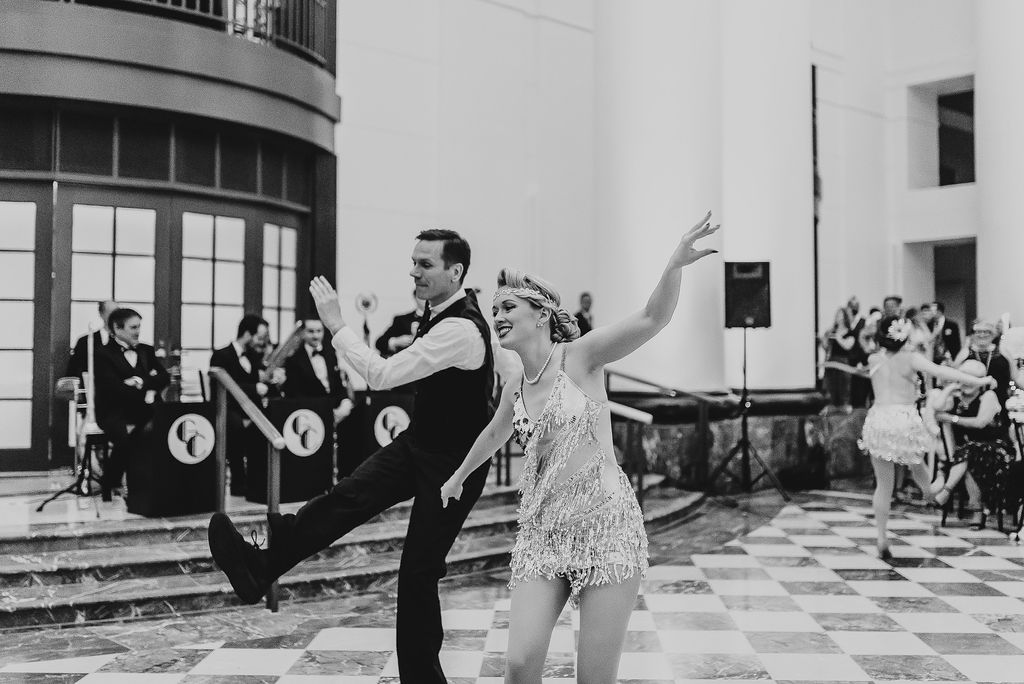 Gatsby Entertainment from NYC for Melanie &amp; Tyler Anderson's Wedding - Pearl Weddings &amp; Events