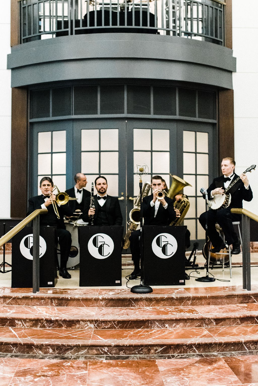 Glen Crytzer's 1940's band for a Great Gatsby themed wedding - Pearl Weddings &amp; Events
