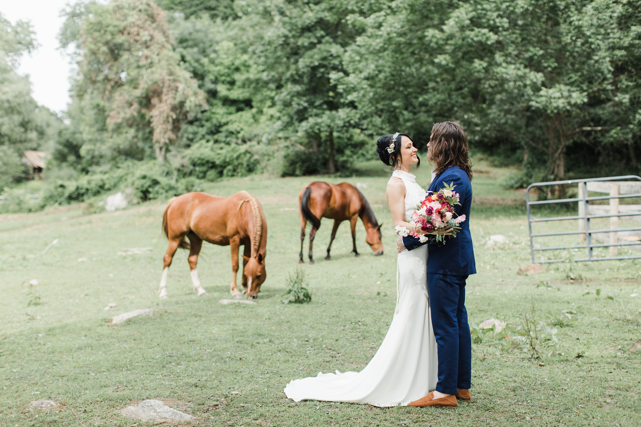 The Spirit Horse Farm Micro Wedding in Kent, CT