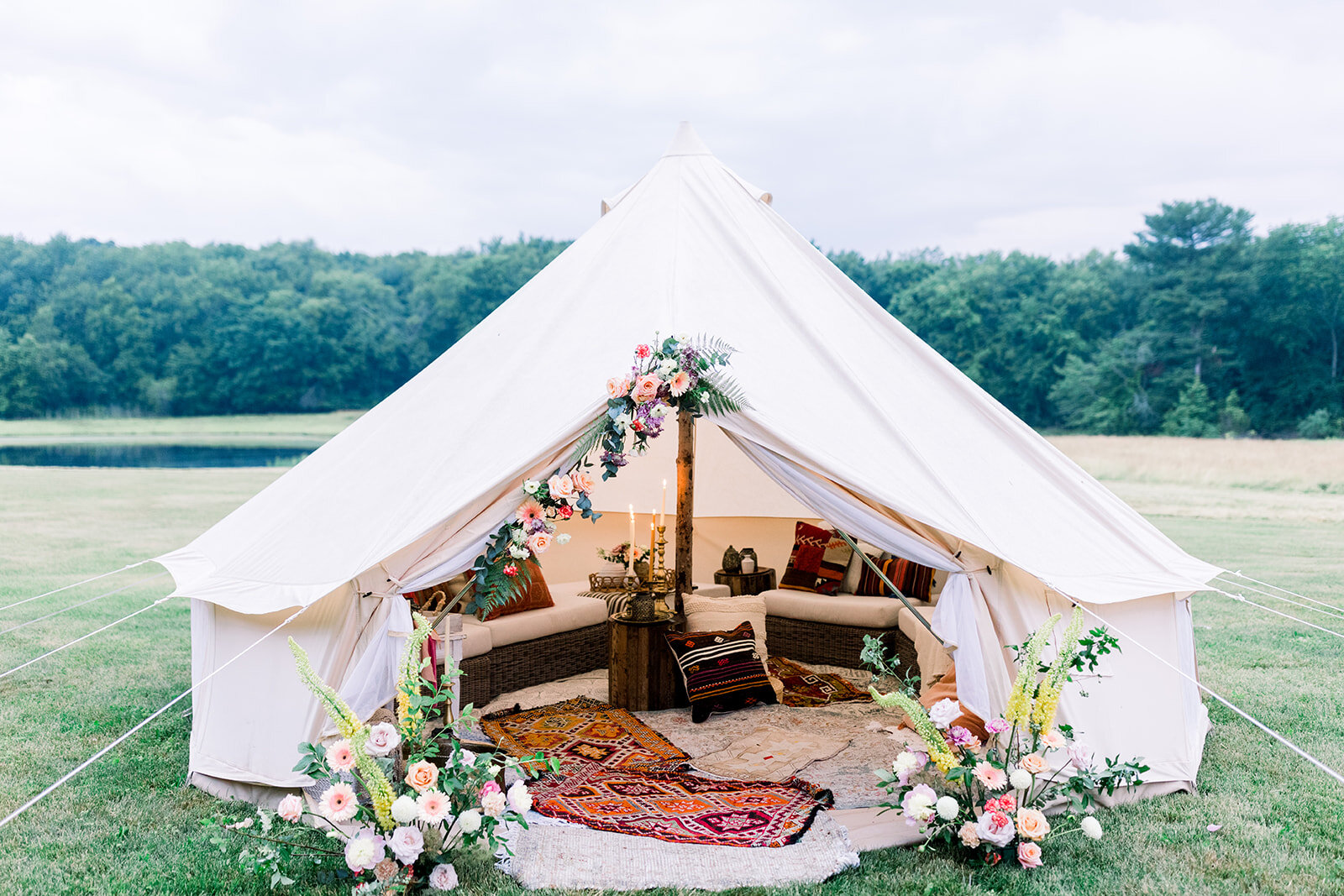 Glamping Wedding Tent - Maple Lane Farms Preston, Connecticut