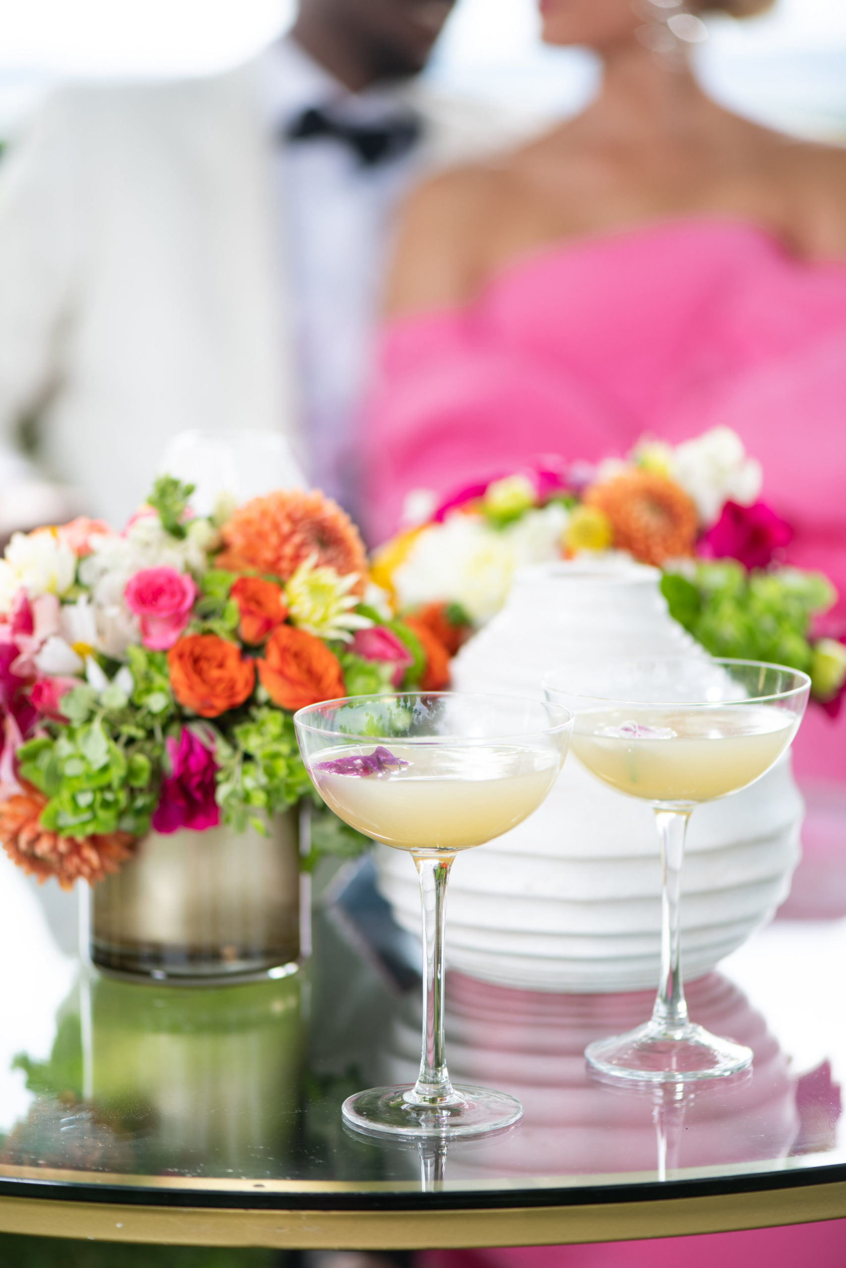 Fun Summer Drinks at Eisenhower House in Newport, RI for Bliss Celebrations Magazine - Pearl Weddings &amp; Events
