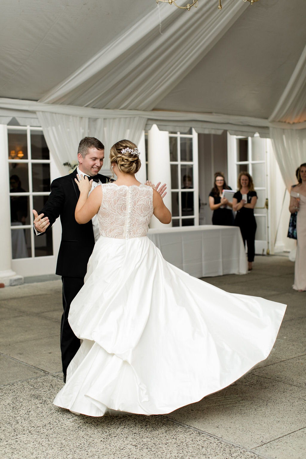 Bride and groom coordinated first dance - Pearl Weddings and Events